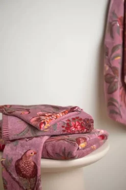 Pip Studio Handdoeken<Badhanddoek Secret Garden Mauve 55X100Cm Paars