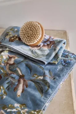 Pip Studio Handdoeken<Badhanddoek Secret Garden 55X100Cm Blauw