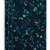 Pip Studio Handdoeken<Badhanddoek Set/3 Les Fleurs Donker 55X100 Cm Blauw