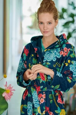 Pip Studio Badjassen<Badjas Good Evening Donker Blauw