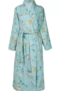 Pip Studio Badjassen<Badjas Les Fleurs Blauw
