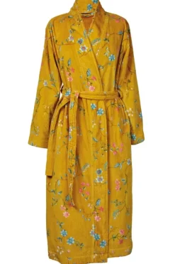 Pip Studio Badjassen<Badjas Les Fleurs Geel