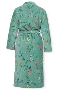 Pip Studio Badjassen<Badjas Les Fleurs Groen