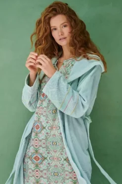 Pip Studio Badjassen<Badjas Soft Zellige Blauw