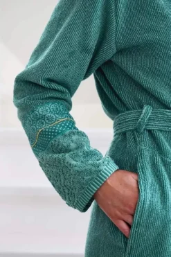 Pip Studio Badjassen<Badjas Soft Zellige Groen