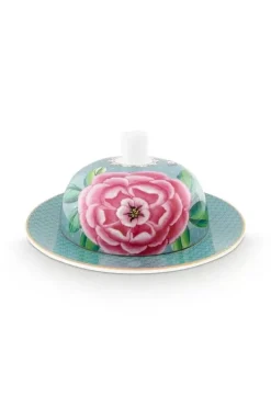 Pip Studio Botervloten<Blushing Birds Botervloot Rond Blue Blauw