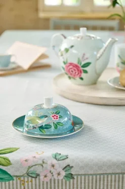 Pip Studio Botervloten<Blushing Birds Botervloot Rond Blue Blauw
