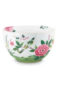 Pip Studio Saladeschalen<Blushing Birds Grote Kom Wit 23 Cm