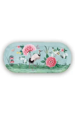 Pip Studio Taartplateaus<Blushing Birds Rechthoekig Taartplateau Blauw