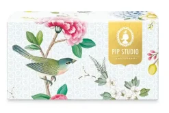 Pip Studio Kop/Schotel<Blushing Birds Set/2 Cappuccino Kop & Schotel Wit