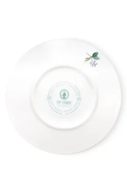 Pip Studio Kop/Schotel<Blushing Birds Set/2 Espresso Kop & Schotel Wit