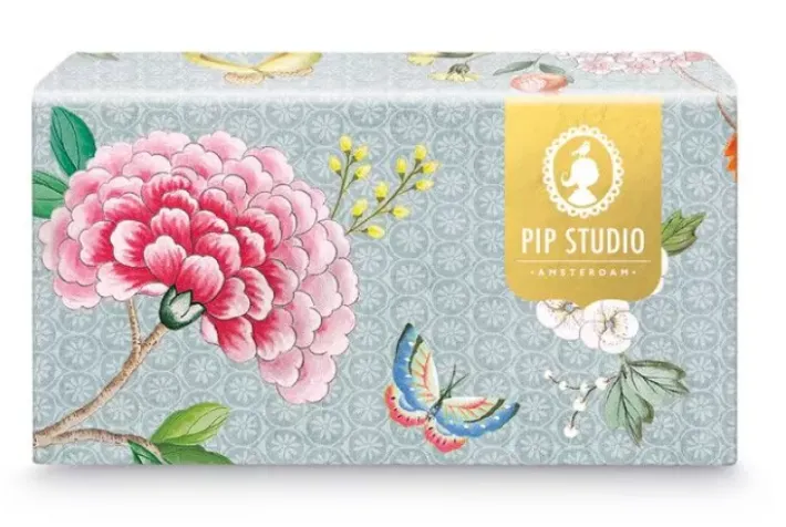 Pip Studio Sets Porseleinen Sets<Blushing Birds Set/2 Mokken Groot Khaki