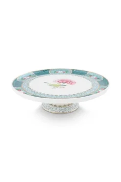 Pip Studio Taartplateaus<Blushing Birds Taartplateau Klein Blue 21Cm Blauw