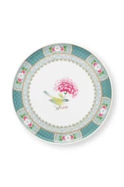 Pip Studio Taartplateaus<Blushing Birds Taartplateau Klein Blue 21Cm Blauw