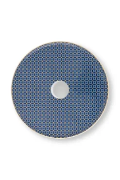 Pip Studio Kandelaars<Cross Stitch Kaarshouder 14Cm Blauw