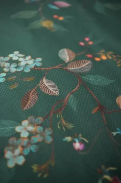 Pip Studio Dekbedovertrekken<Dekbedovertrek Kawai Flower Donker Groen
