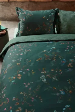 Pip Studio Dekbedovertrekken<Dekbedovertrek Kawai Flower Donker Groen