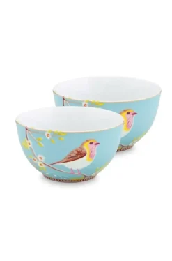 Pip Studio Kommen<Early Bird Set/2 Kommen 15 Cm Blauw