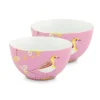 Pip Studio Kommen<Early Bird Set/2 Kommen 15 Cm Roze