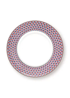 Pip Studio Botervloten<Flower Festival Botervloot Licht Blauw
