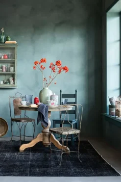 Pip Studio Kop/Schotel<Flower Festival Cappuccino Kop & Schotel Lichtblauw