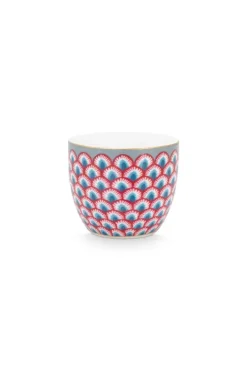 Pip Studio Eierdopjes<Flower Festival Eierdopje Rood/Licht Blauw