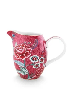 Pip Studio Melkkannen<Flower Festival Kan Groot Dark Roze