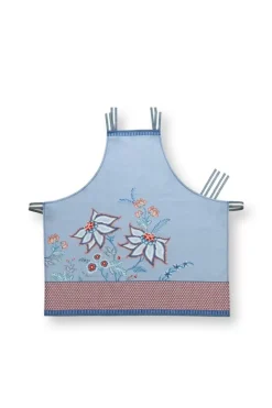 Pip Studio Keukenschorten<Flower Festival Keukenschort Blauw