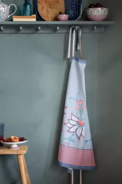 Pip Studio Keukenschorten<Flower Festival Keukenschort Blauw