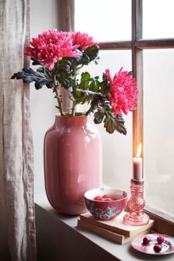 Pip Studio Kommen<Flower Festival Kom Donker 12 Cm Roze