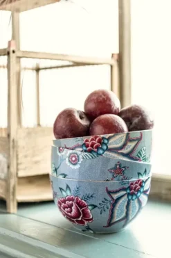 Pip Studio Kommen<Flower Festival Kom Licht 15 Cm Blauw