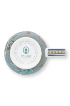 Pip Studio Koffiemokken<Flower Festival Mok Klein Licht Blauw