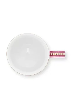Pip Studio Koffiemokken<Flower Festival Mok Klein Donker Roze