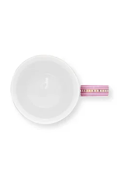 Pip Studio Theemokken<Flower Festival Mok Xl Deco Donker Roze