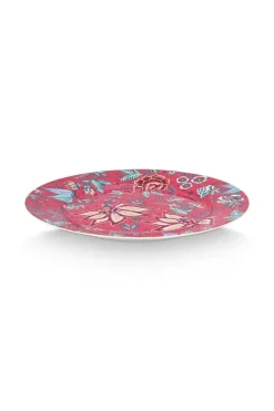 Pip Studio Onderborden<Flower Festival Onderbord Donker 32 Cm Roze