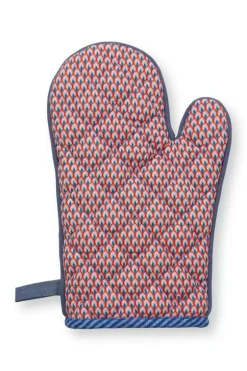 Pip Studio Ovenwanten<Flower Festival Ovenwant Blauw
