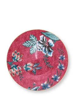 Pip Studio Gebaksborden<Flower Festival Petit Four Dark Pink 12Cm Roze