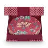 Pip Studio Sets Porseleinen Sets<Flower Festival Set/4 Gebaksborden Donker 17Cm Roze