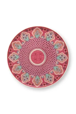 Pip Studio Taartplateaus<Flower Festival Taartplateau Klein Donker Roze