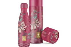 Pip Studio Thermosflessen<Flower Festival Thermosfles Donker 500Ml Roze