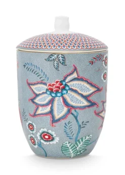 Pip Studio Voorraadpotten<Flower Festival Voorraadpot Licht Blauw