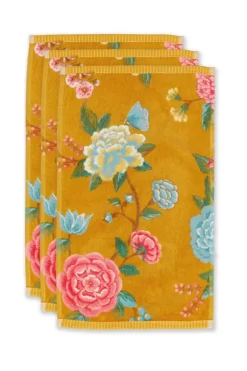 Pip Studio Gastendoekjes<Gastendoek Set/3 Good Evening 30X50 Cm Geel