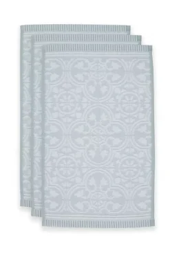 Pip Studio Gastendoekjes<Gastendoek Set/3 Tile De Pip Licht 30X50 Cm Blauw