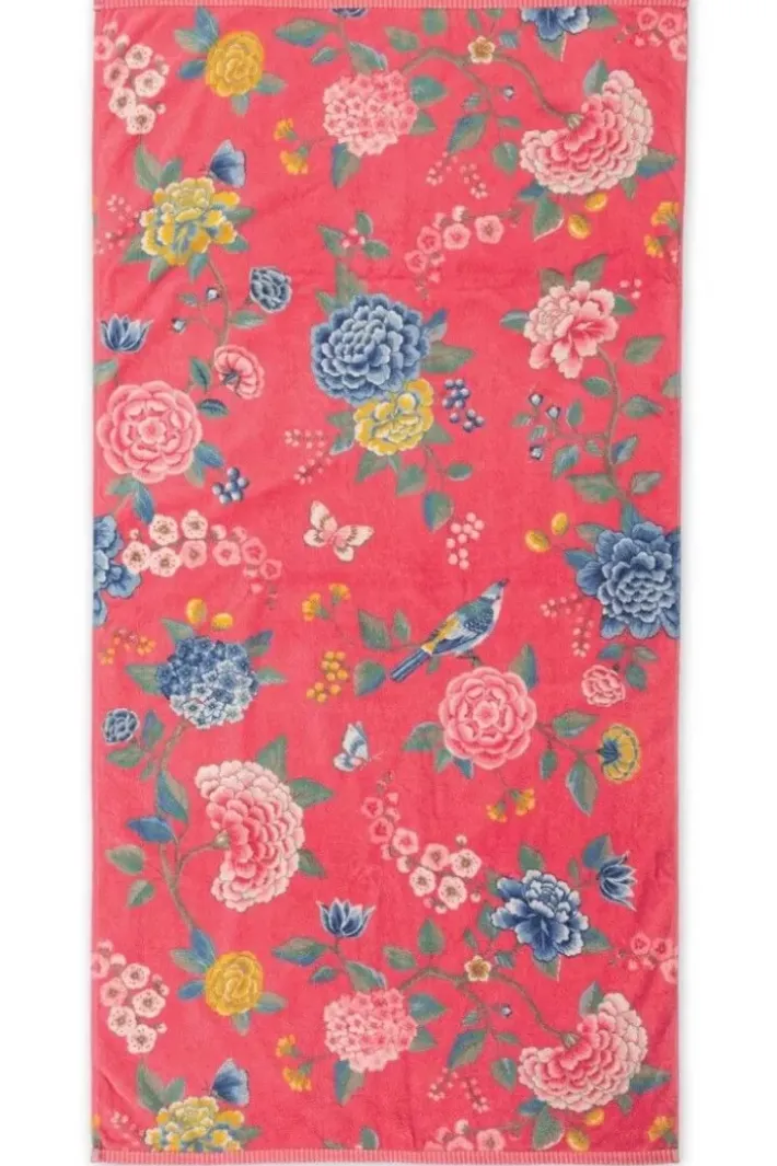 Pip Studio Handdoeken<Grote Handdoek Good Evening 70X140 Cm Koraal