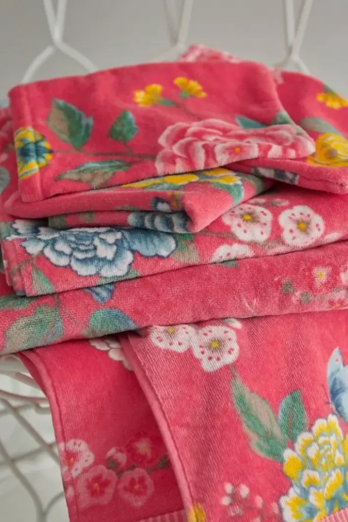 Pip Studio Handdoeken<Grote Handdoek Good Evening 70X140 Cm Koraal