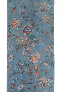 Pip Studio Handdoeken<Grote Handdoek Secret Garden 70X140Cm Blauw