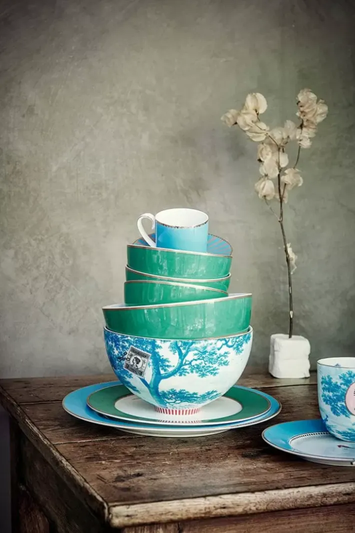 Pip Studio Kommen<Heritage Kom Boot Aqua 18 Cm