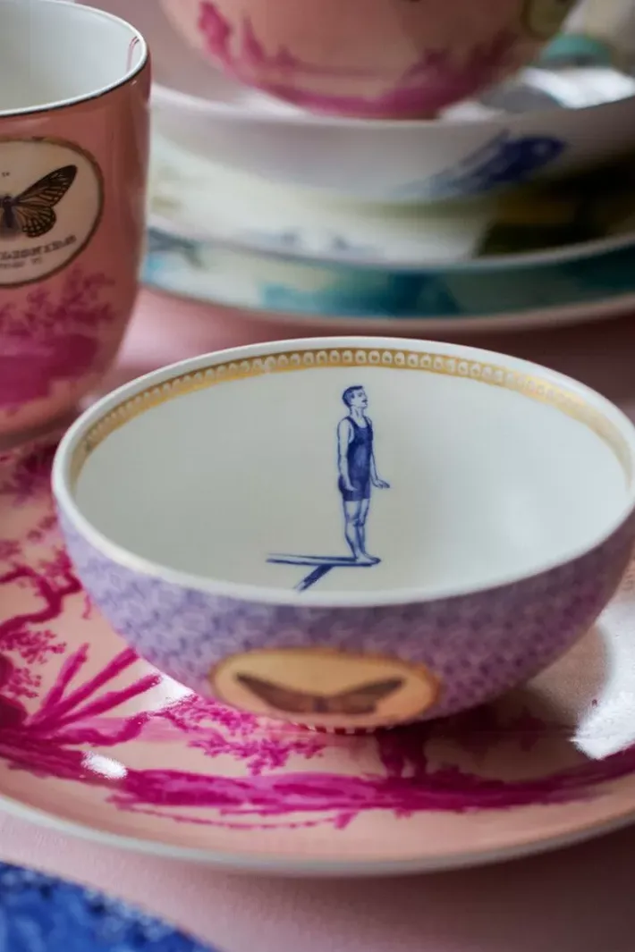 Pip Studio Kommen<Heritage Kom Geverfd Roze 12 Cm