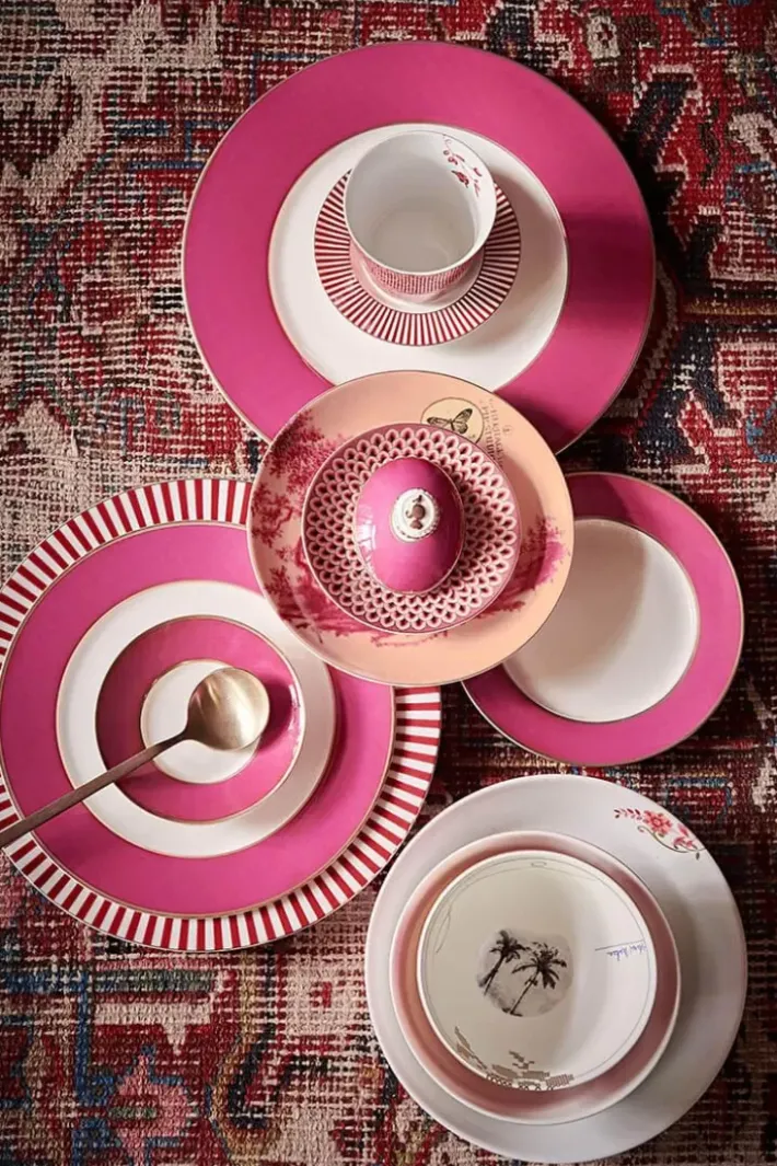 Pip Studio Kommen<Heritage Kom Geverfd Roze 12 Cm