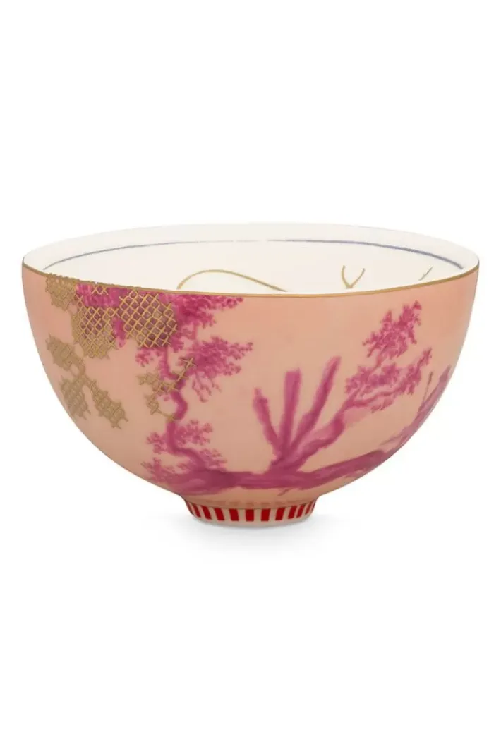 Pip Studio Kommen<Heritage Kom Geverfd Roze 12 Cm